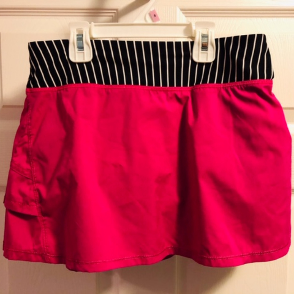 Ivivva Magenta Ruffle Set The Pace Skirt Skort